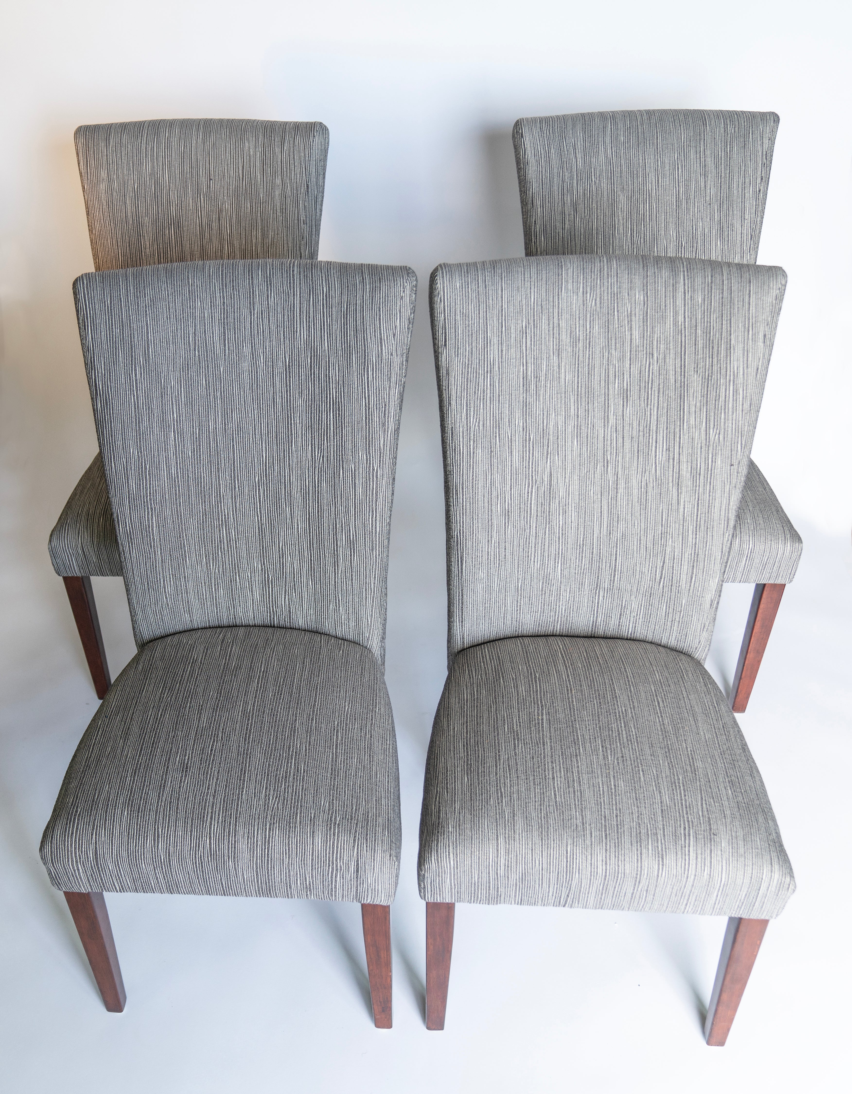 Brown and Cream Waterfalls Dining Chairs